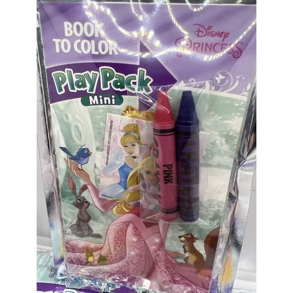Disney Princess Mini Play Packs Set of 8 Party Favors,‎ Valentines, Stocking